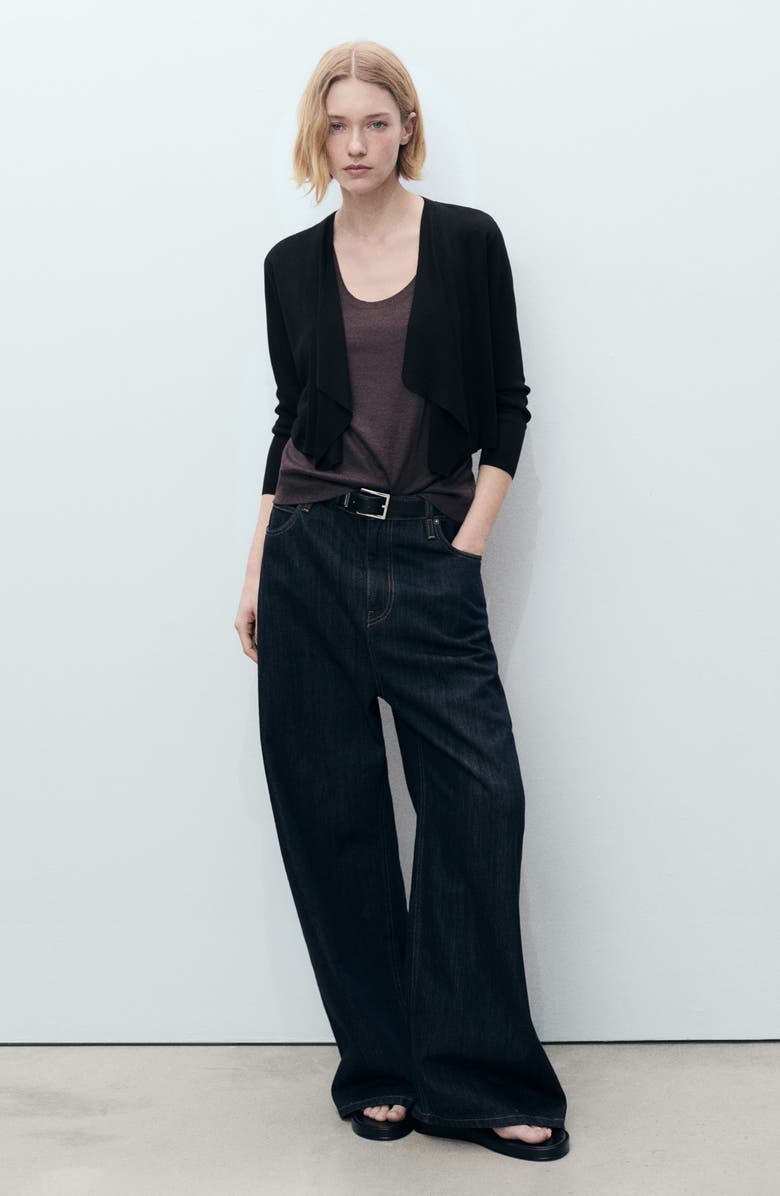 MANGO Open Front Cardigan, Alternate, color,