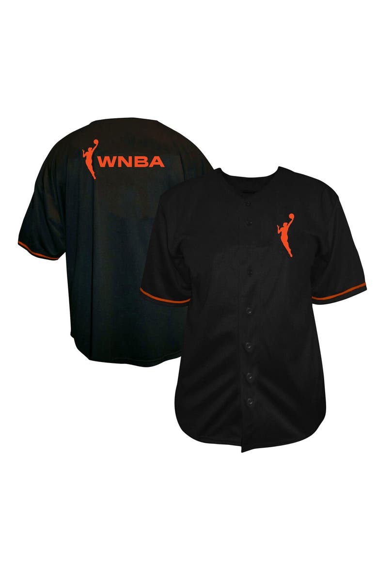 Men's Fanatics  Black WNBA Big & Tall Full-Button Fashion Jersey, Main, color, Black