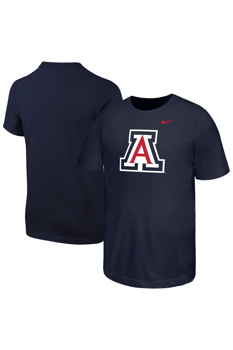 Youth Nike Navy Arizona Wildcats Logo T-Shirt, Main, color, Navy
