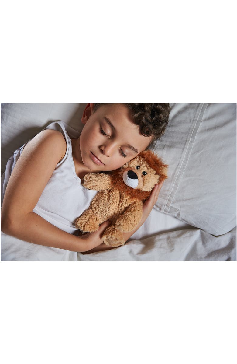 Warmies Lion Junior Plush Toy, Alternate, color, Gold