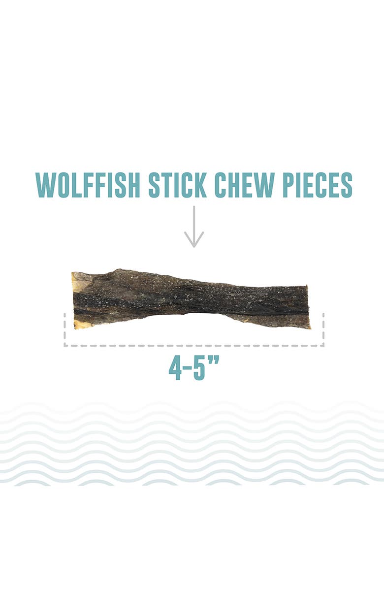 ICELANDIC+ Wolffish Skin Dog Treat 9Oz, Alternate, color, Multicolored