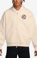 Jordan Flight Club Oversize Fleece Zip Hoodie