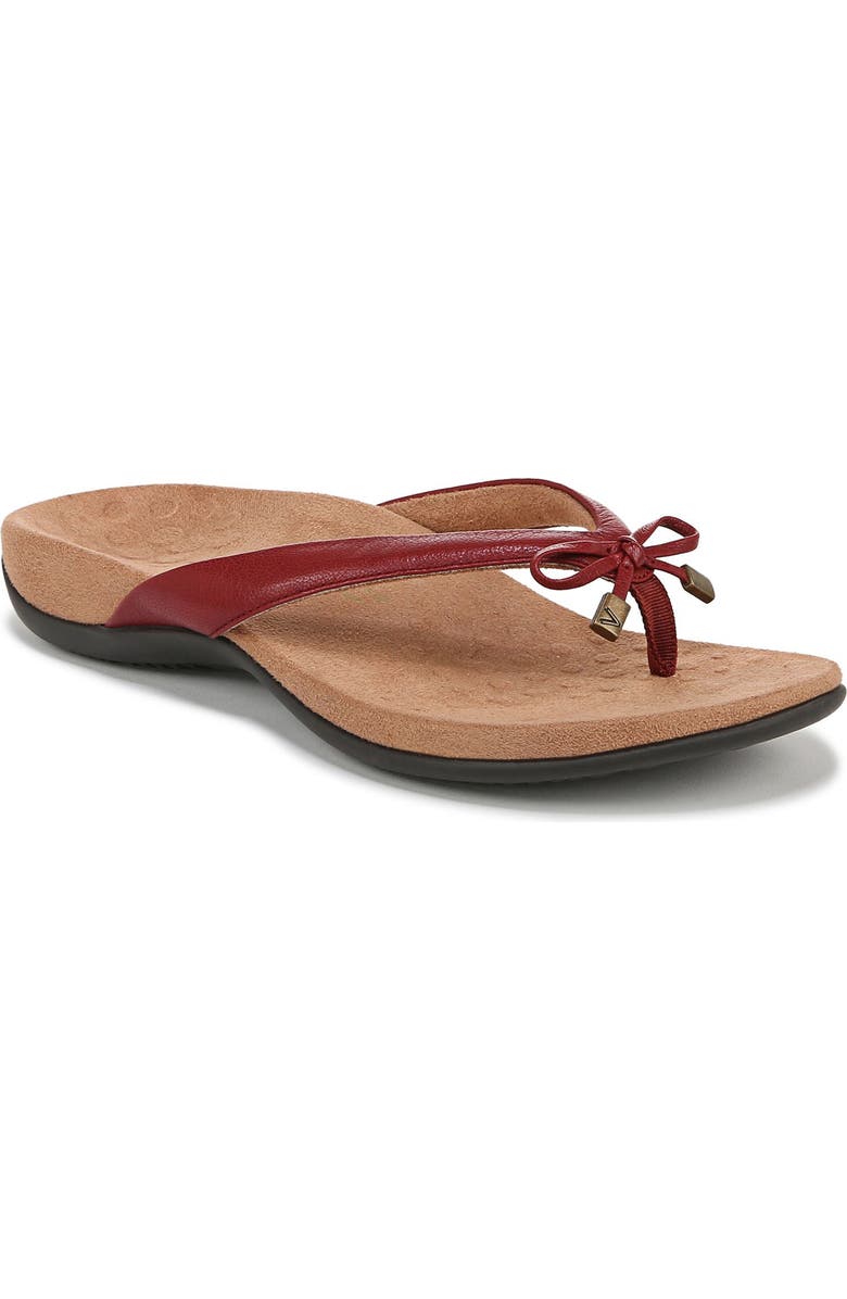 Vionic Bella II Flip Flop, Main, color, Syrah