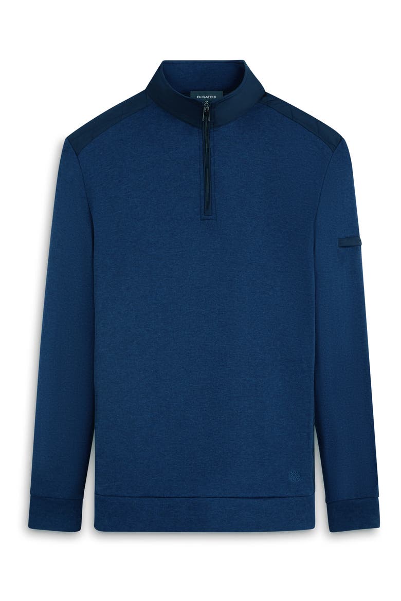 Quarter Zip Pullover, Alternate, color, NAVY