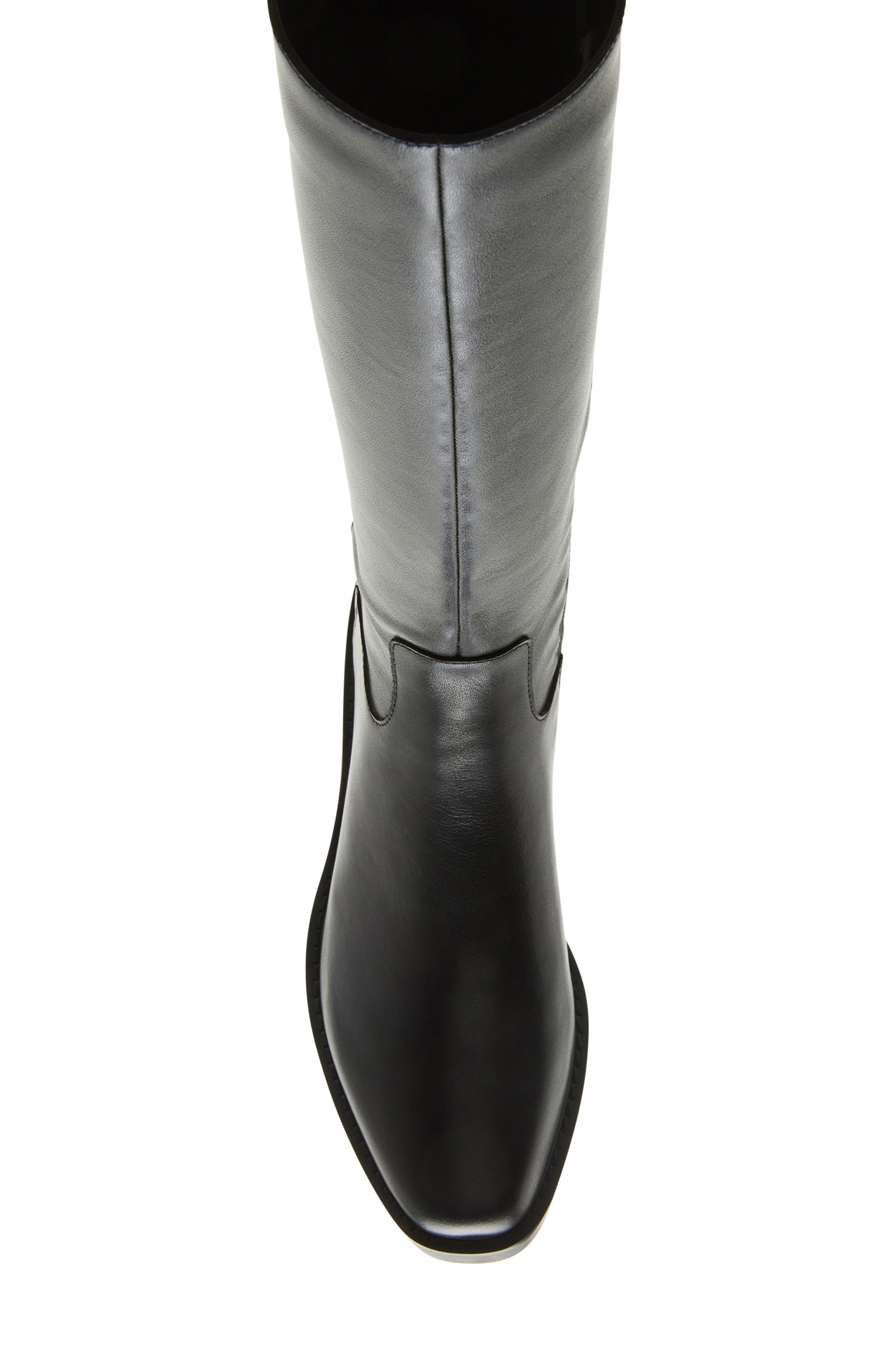 Blondo Harriet Waterproof Knee High Boot, Alternate, color, Black Leather