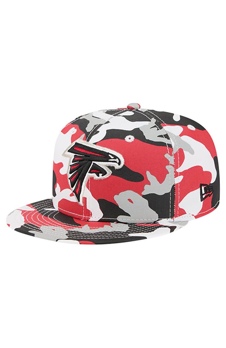 New Era Men's New Era Red/Black Atlanta Falcons 59FIFTY Fitted Hat, Main, color, Red