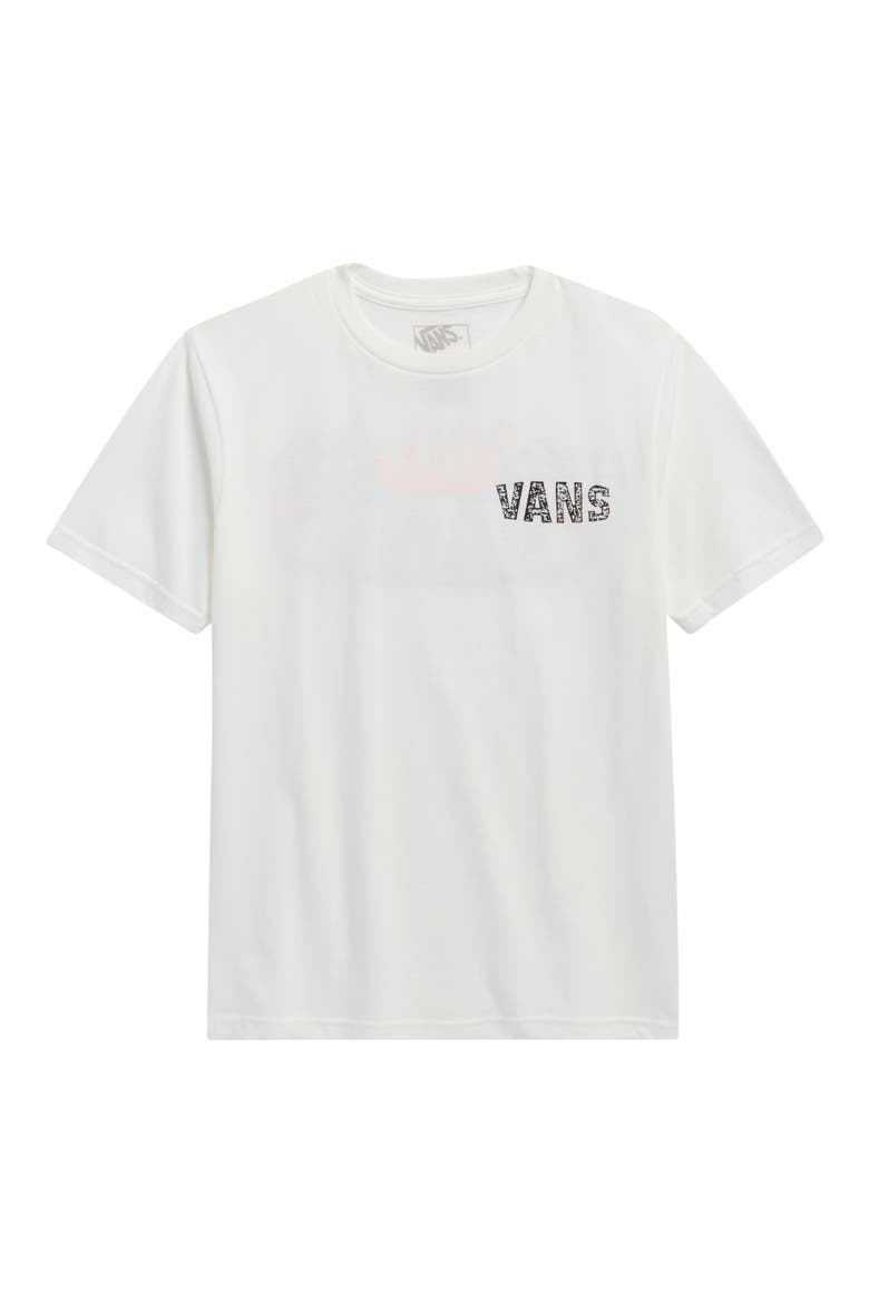 Kids' Racing Flames Graphic T-Shirt, Main, color, WHITE