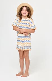 LSPACE Kids' Sunnie Knit Top & Shorts Set