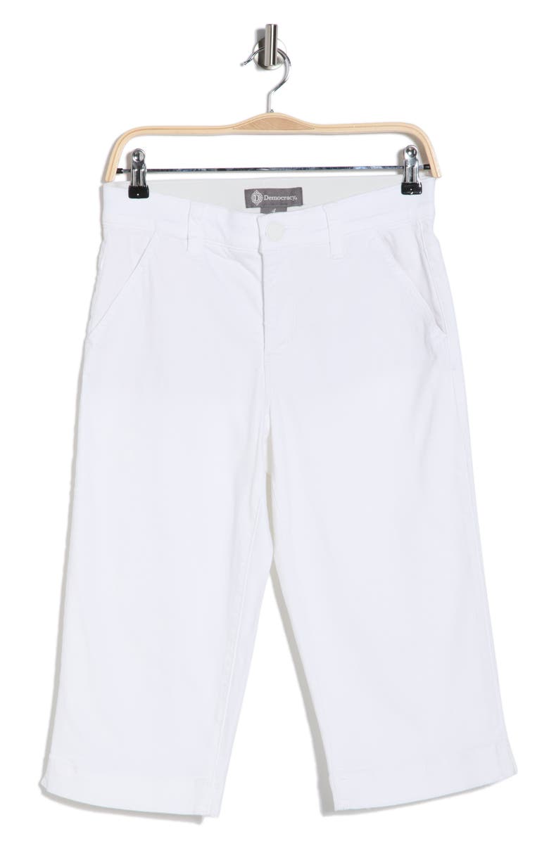 Democracy Capri Jeans, Main, color, White