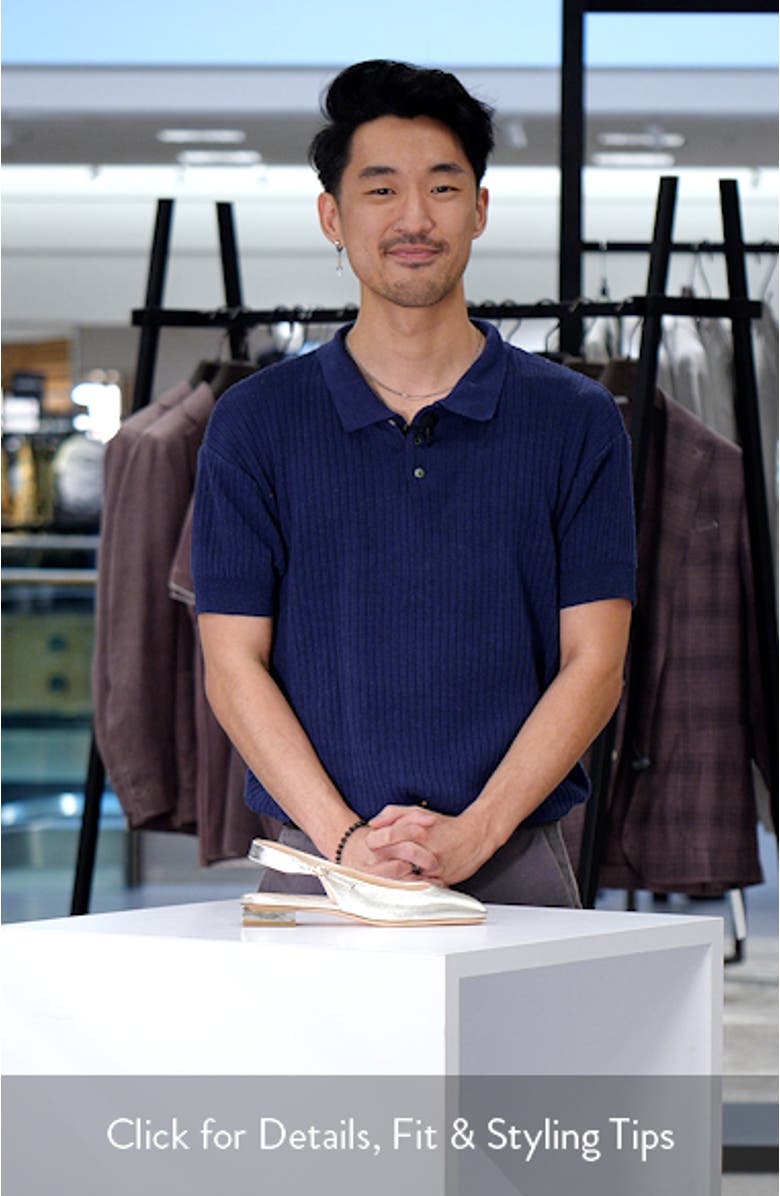 Angie Slingback Flat, sales video thumbnail