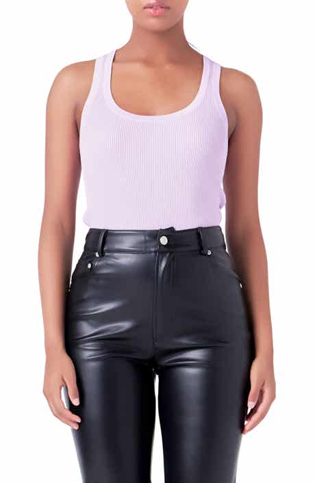 Endless Rose Ribbed Sweater Tank Top