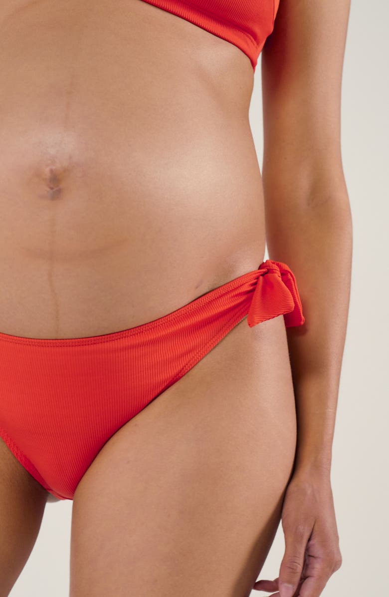 Cache Coeur Maternity bikini Porto Vecchio, Alternate, color, Orange