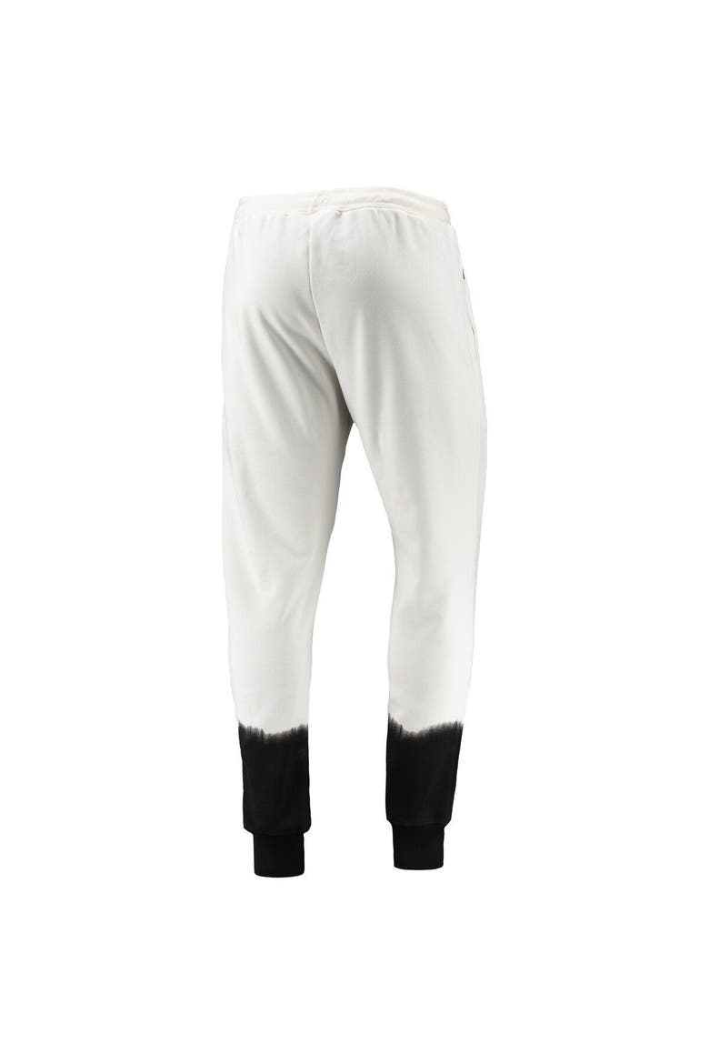 Men's FISSL Oatmeal Brooklyn Nets Double Dribble Tie-Dye Fleece Jogger Pants, Alternate, color, Oatmeal