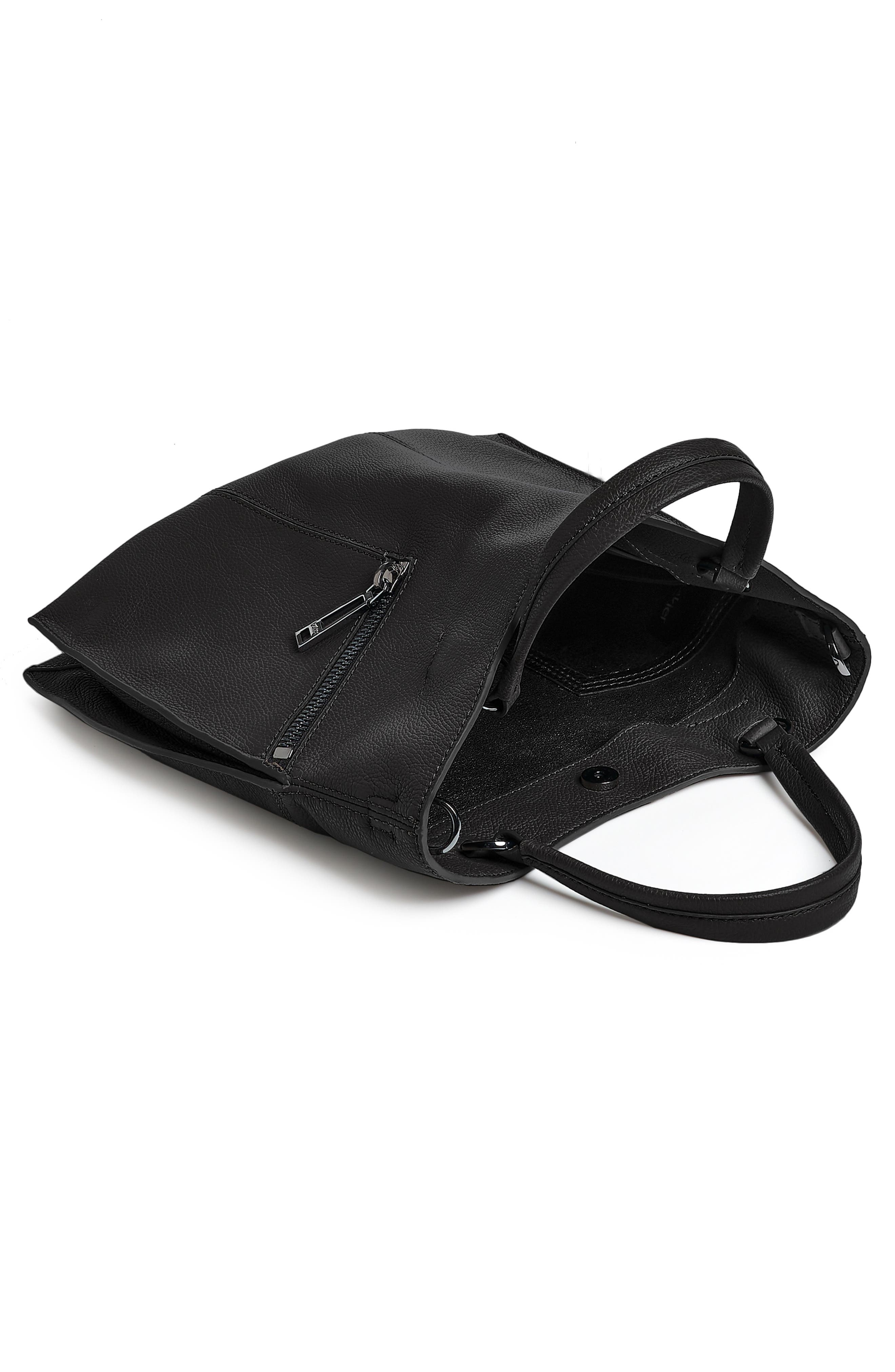 Botkier Trigger Pebbled Leather Satchel, Alternate, color, 