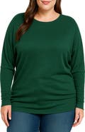 Standards & Practices Batwing Long Sleeve Tunic Top