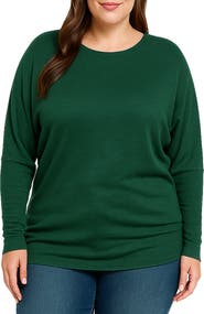Standards & Practices Batwing Long Sleeve Tunic Top