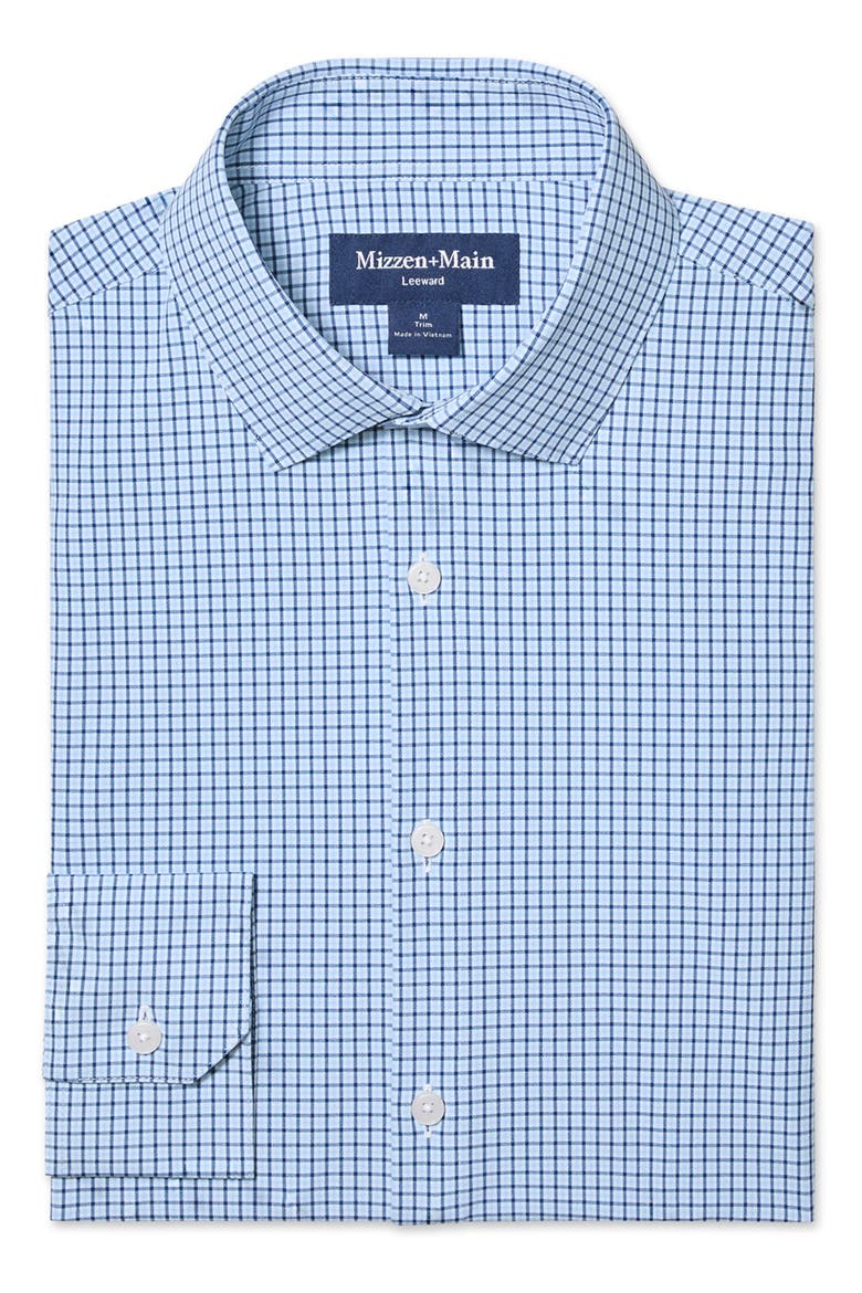 Halyard Trim Fit Plaid Button-Up Shirt, Alternate, color, MIDNIGHT NAVY SAM PLAID