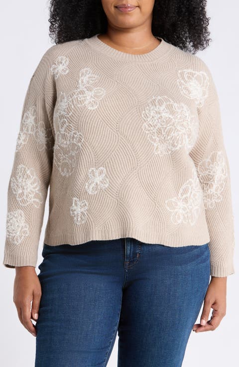 Embroidered Crewneck Sweater