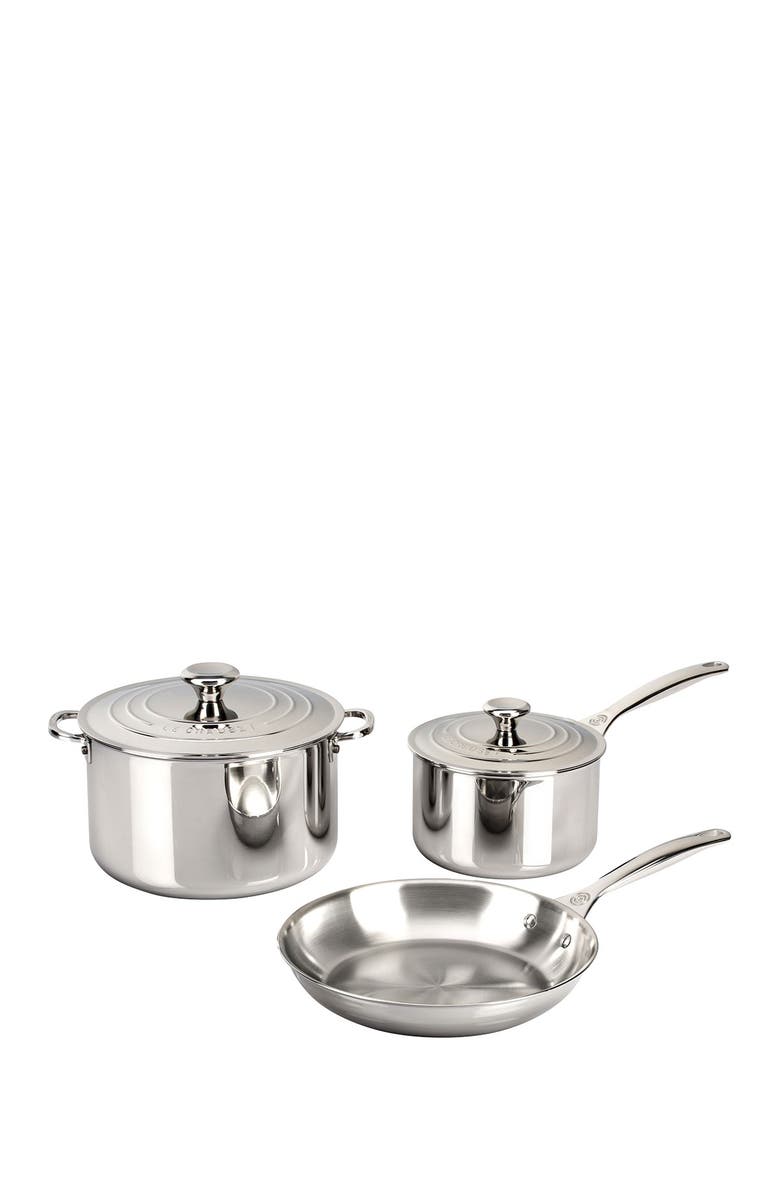 Le Creuset 5-Piece Stainless Steel Cookware Set, Alternate, color,