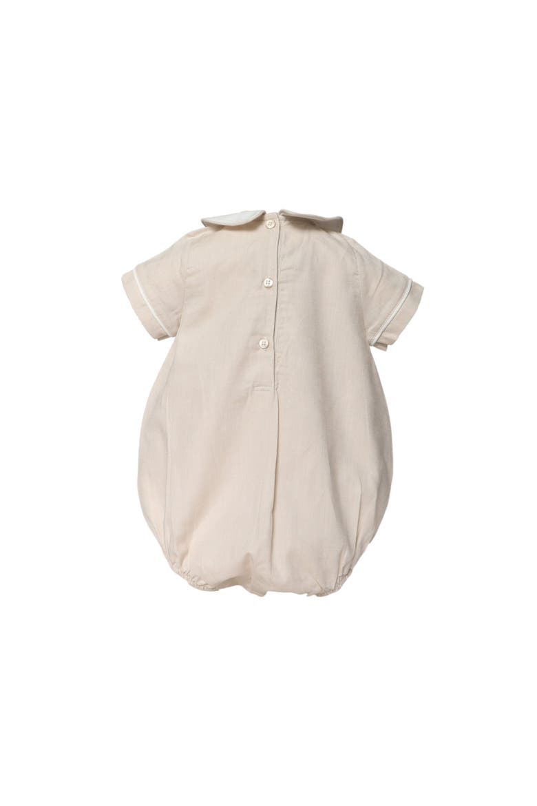 Cuclie Baby Baby Boy Linen Bubble with Pointed Collar | Nordstrom