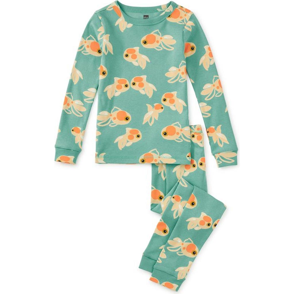Tea Collection Goodnight Pajama Set In Green