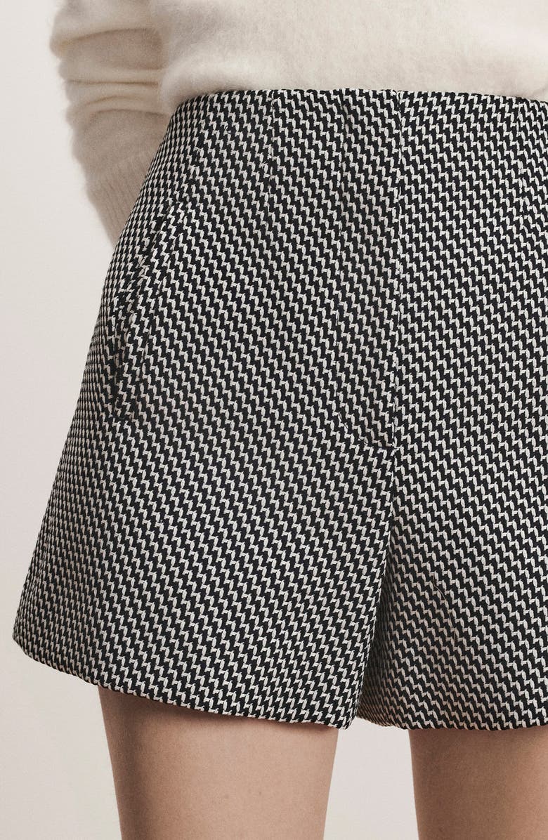 Veronica Beard Jazmin High Waist Shorts, Alternate, color, Navy Dove