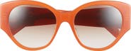 CELINE Maxi Triomphe 55mm Butterfly Sunglasses