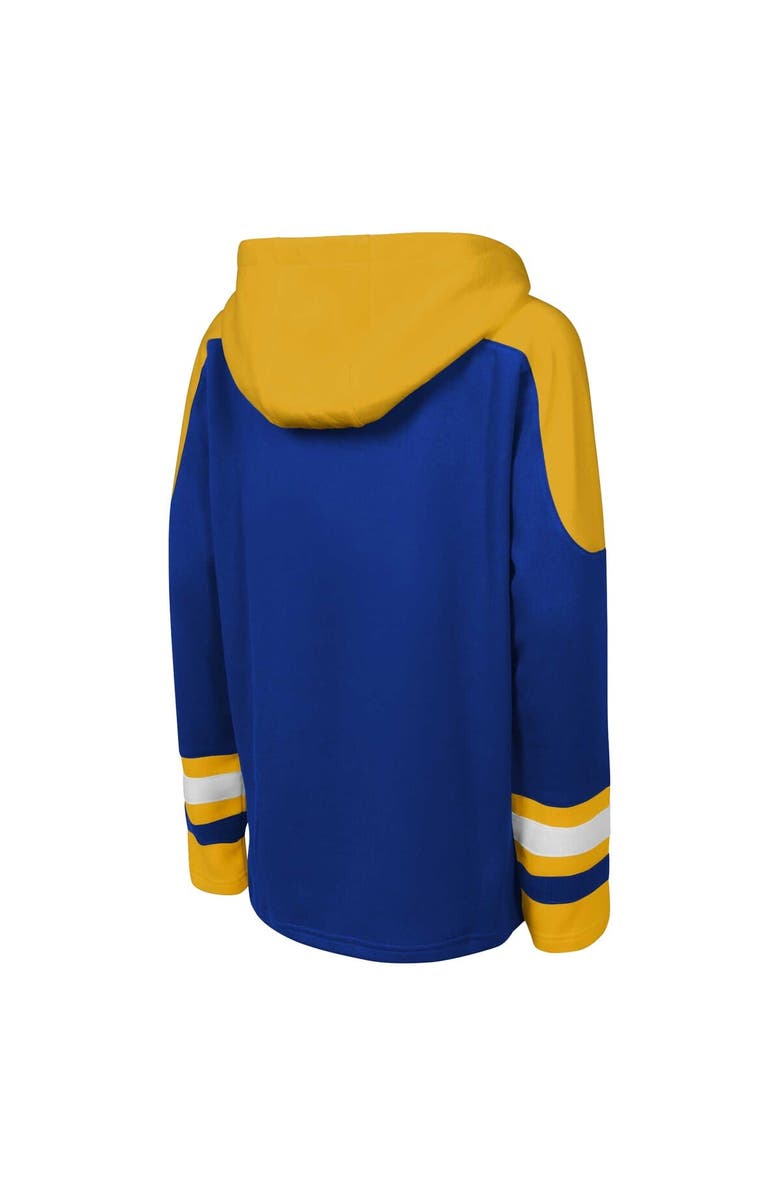 Outerstuff Youth Blue St. Louis Blues Ageless Must Have Home V-Neck Pullover Hoodie, Alternate, color, 