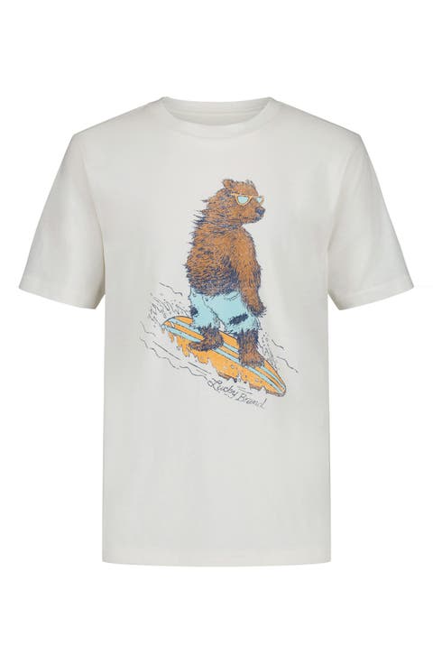 Kids' Surf Bear Graphic T-Shirt (Big Kid)