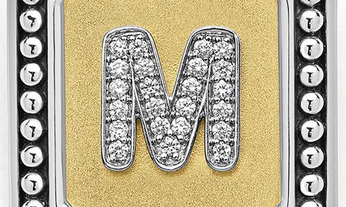 Lagos Signature Caviar Initial Enhancer In Two-tone M