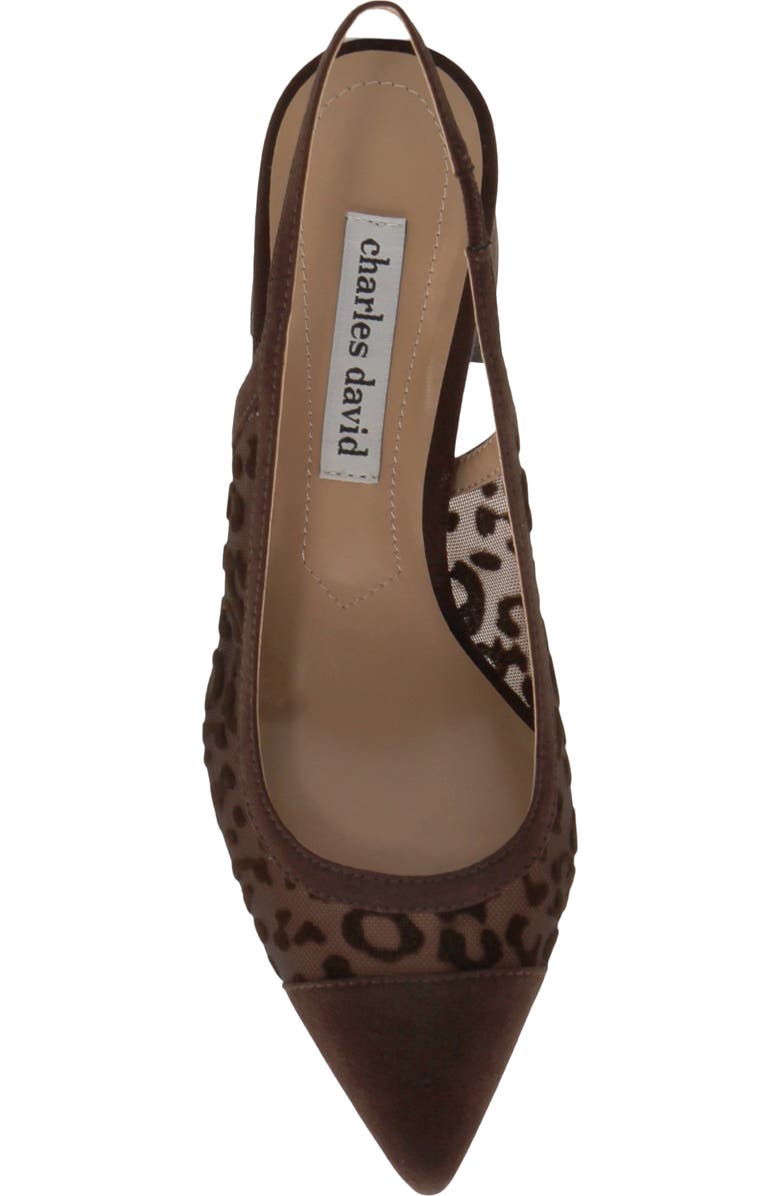 Charles by Charles David Afrika Slingback Pump, Alternate, color, Dark Chocolate