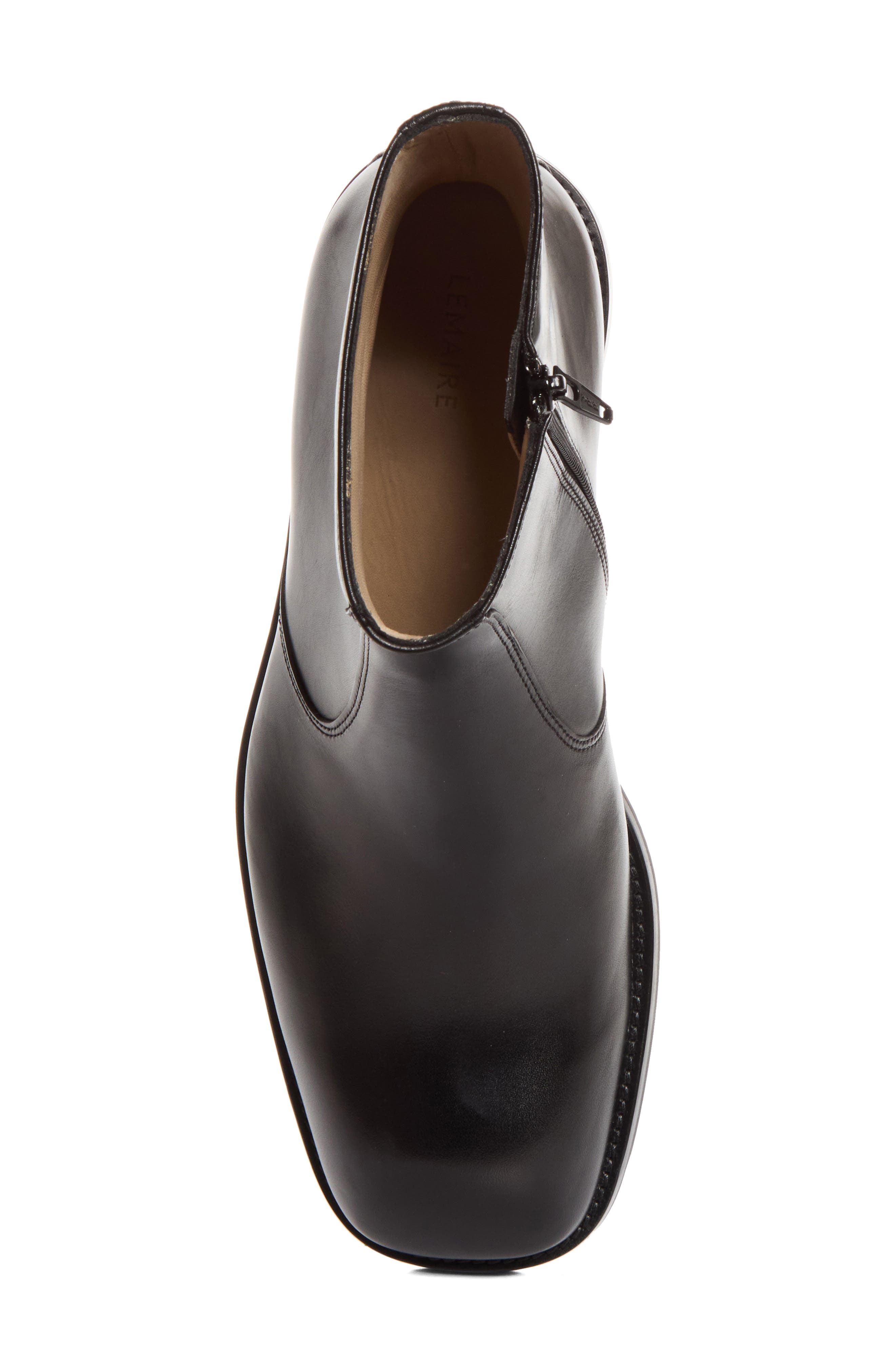Zip Boot, Alternate, color, BLACK