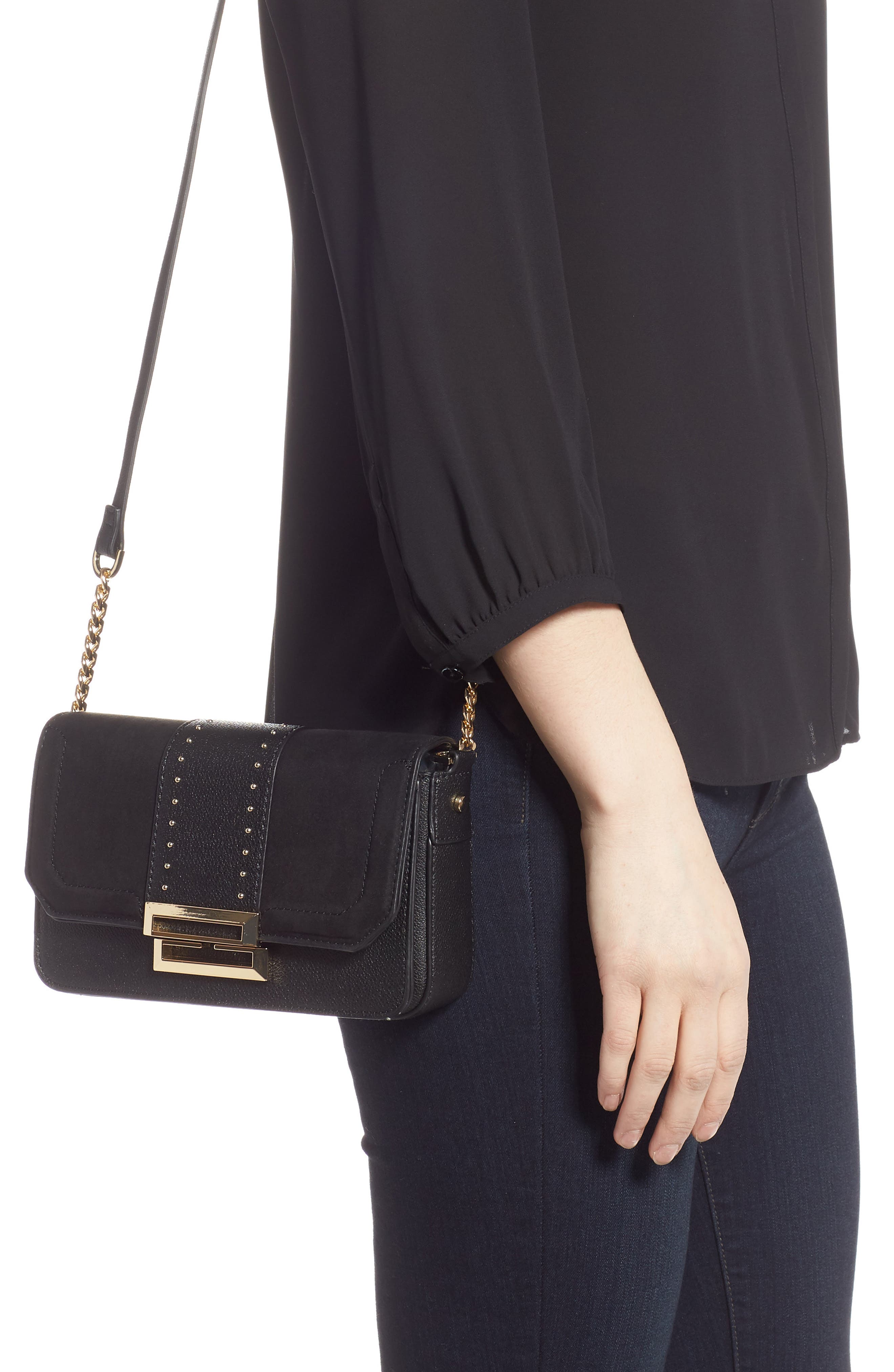 Topshop Cassie Crossbody Bag, Alternate, color, 