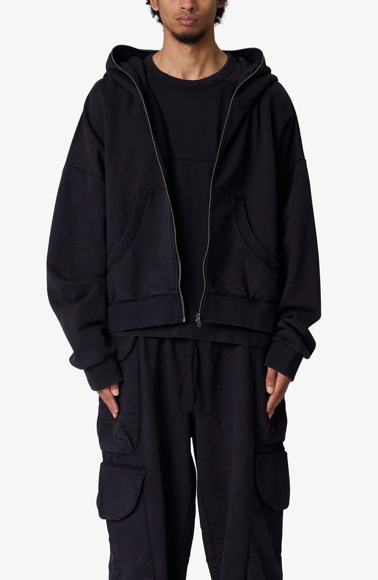 mnml Oversize Zip Hoodie, Alternate, color, 