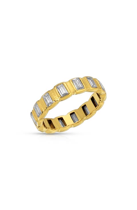 Vyronas Cubic Zirconia Eternity Band Ring