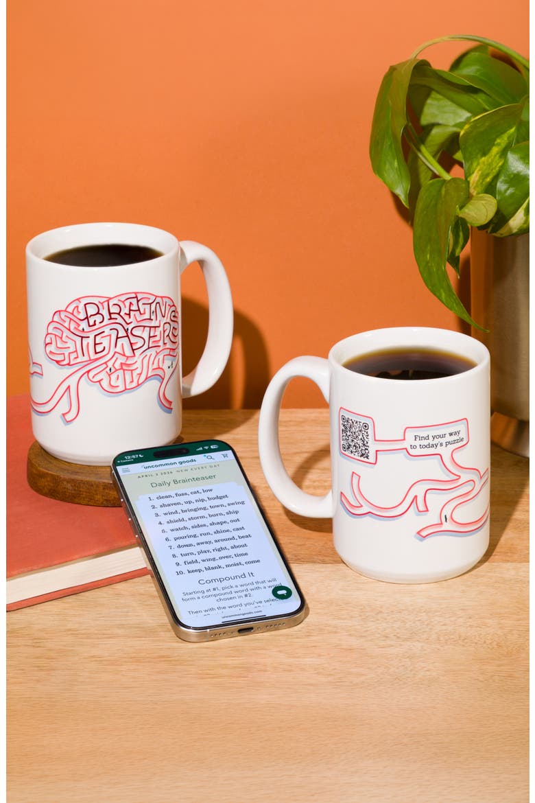 Brainteasers Interactive QR Mug, Alternate, color, Multi