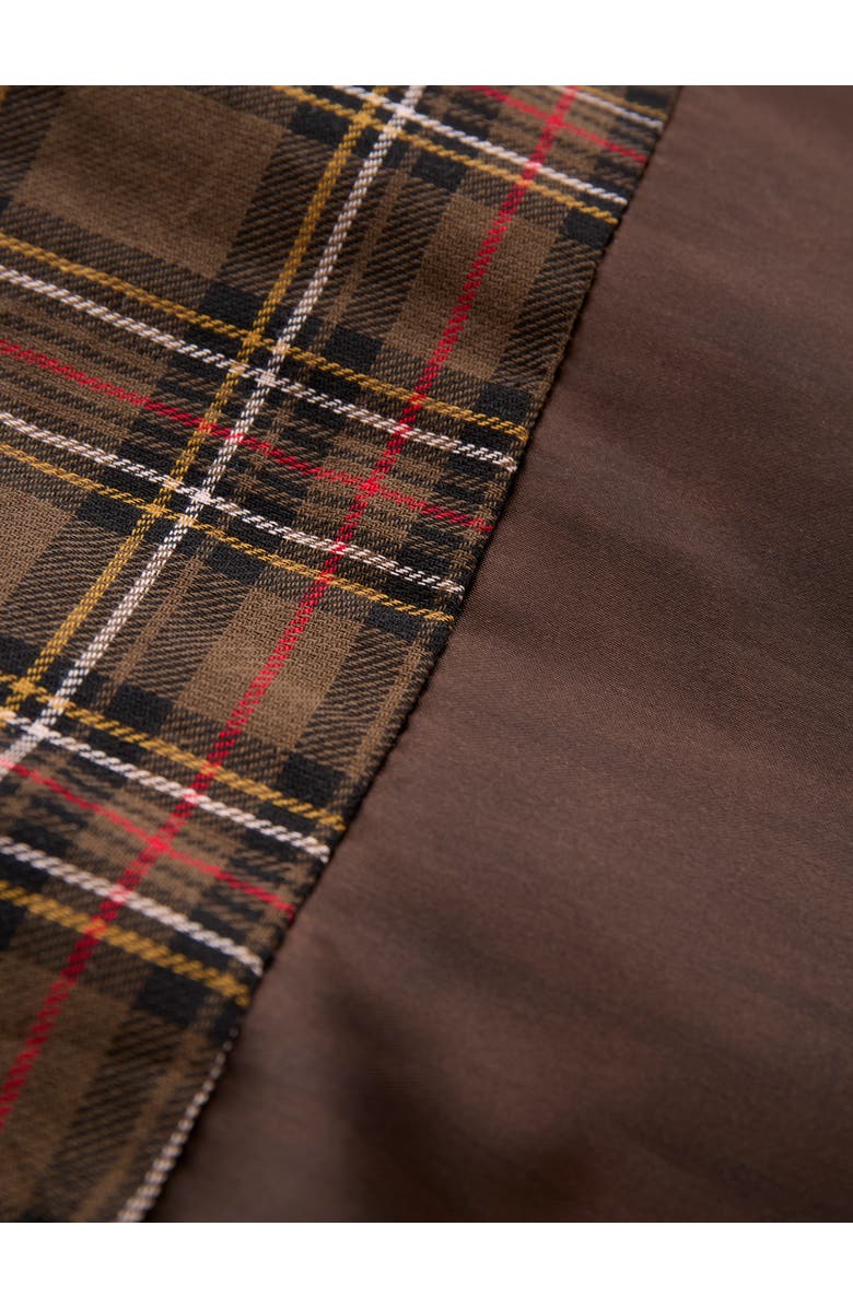 Celtic & Co. Wax Cotton Overcoat, Alternate, color, Dark Brown