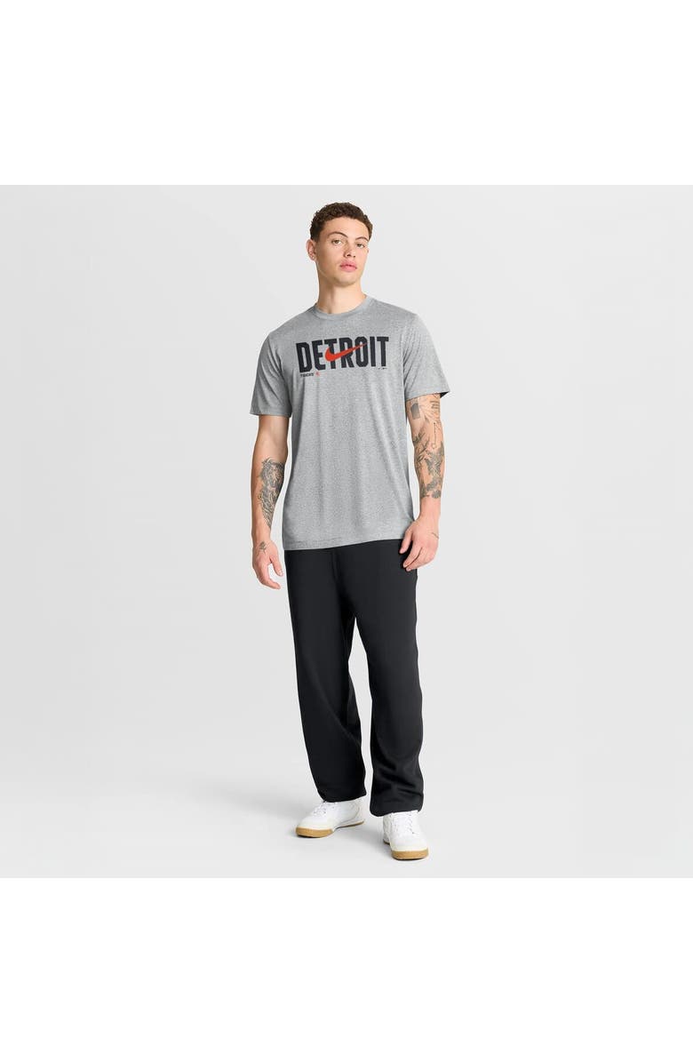 Nike Men's Nike Heather Gray Detroit Tigers Swoosh Legend Dri-FIT T-Shirt, Alternate, color, Heather Gray