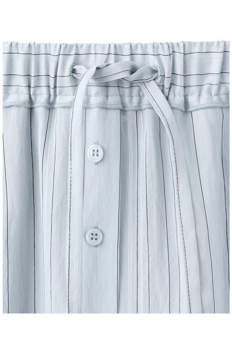 Striped Straight Leg Trousers, Alternate, color, BLUE