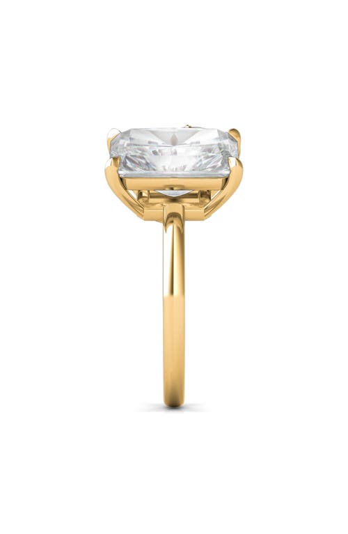 Hautecarat Lab Created Diamond Ring In 18k Yellow Gold