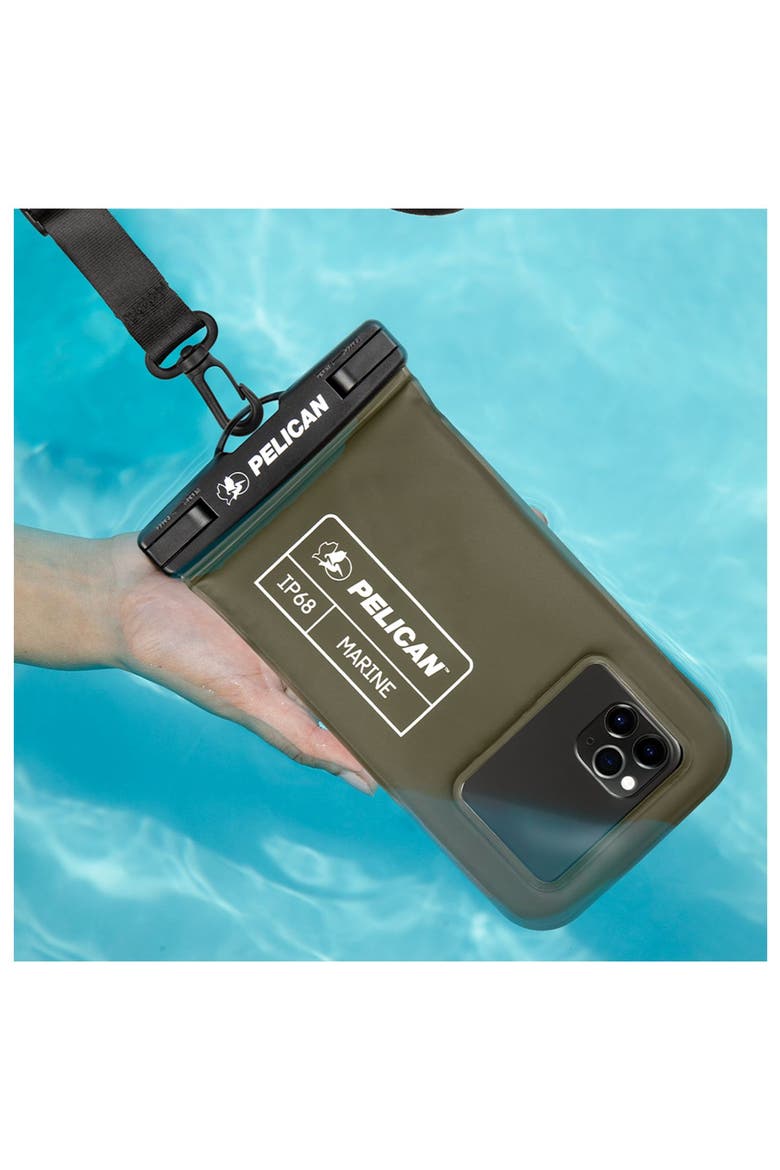 Marine Waterproof Floating Pouch, Alternate, color, Green