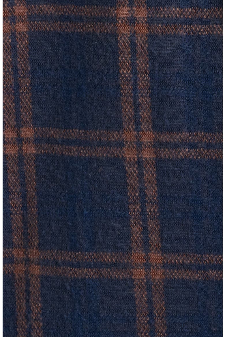 Judah Check Button-Up Flannel Overshirt, Alternate, color, COFFEE
