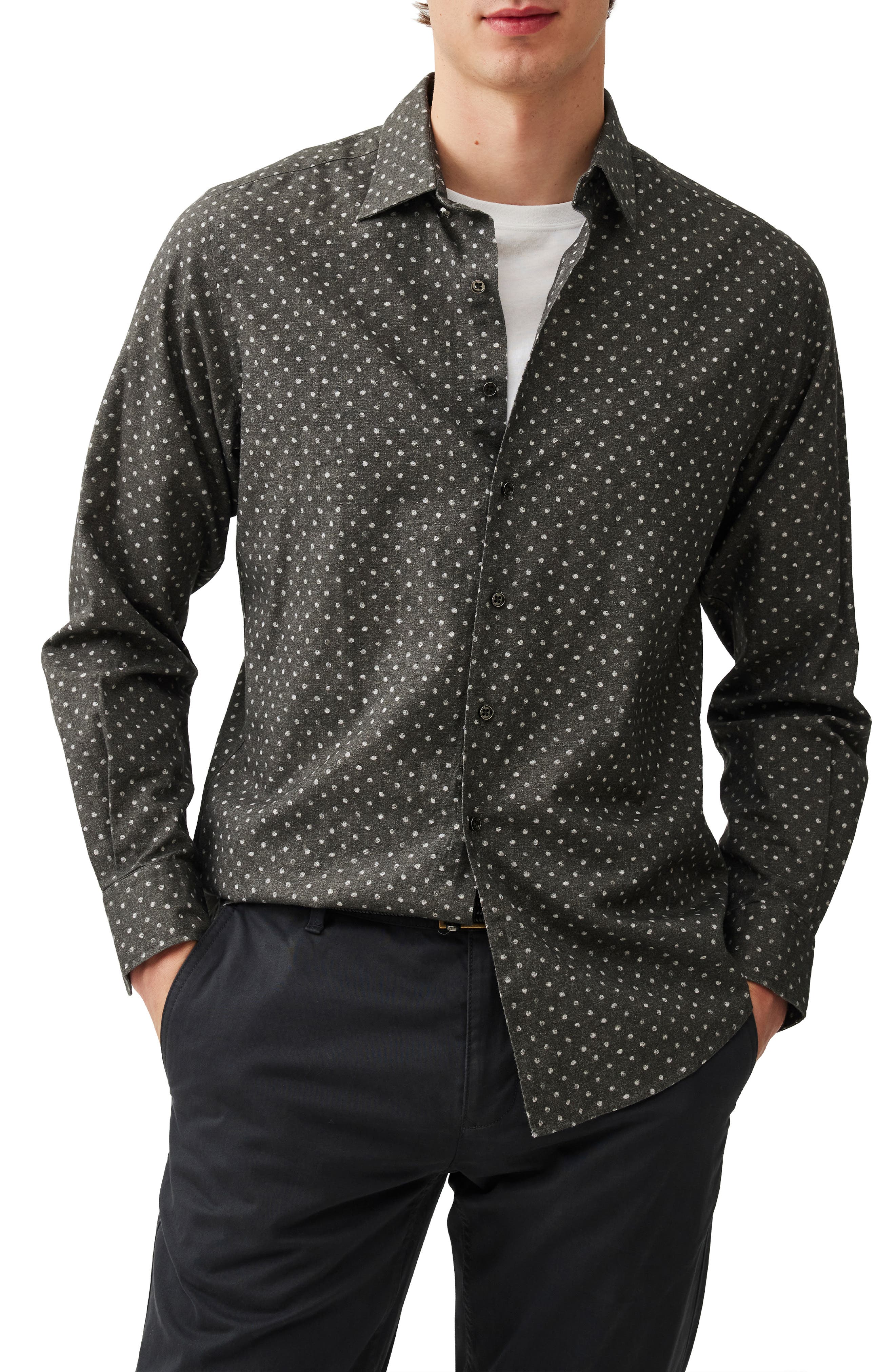 Rodd & Gunn Cranfield Button-Up Shirt in Ash 