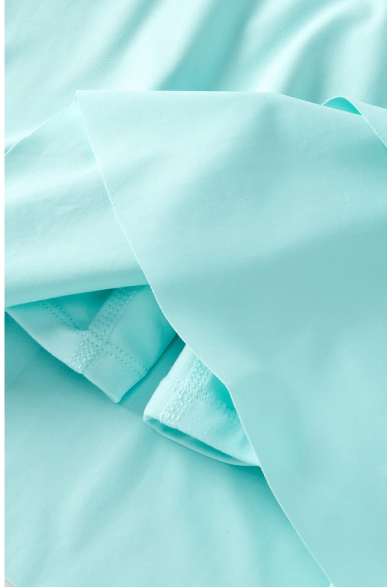 Kids' Twist & Twirl Faux Wrap Skort, Alternate, color, TEAL TINT