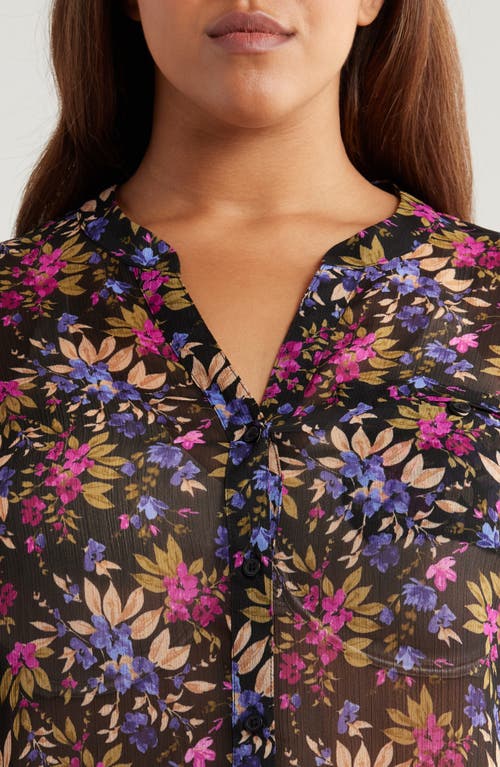 KUT FROM THE KLOTH KUT FROM THE KLOTH JASMINE ROLL SLEEVE TOP 