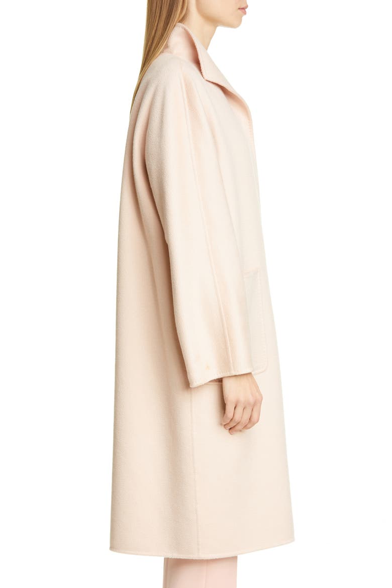 Lilia Double Face Cashmere Car Coat, Alternate, color, PINK