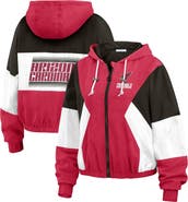 WEAR by Erin Andrews Women's WEAR by Erin Andrews  Cardinal Arizona Cardinals Color Block Full-Zip Windbreaker Jacket