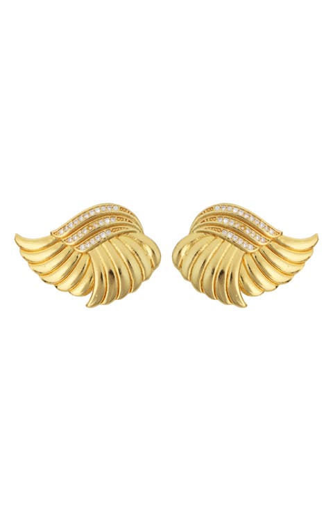 Wing Stud Earrings