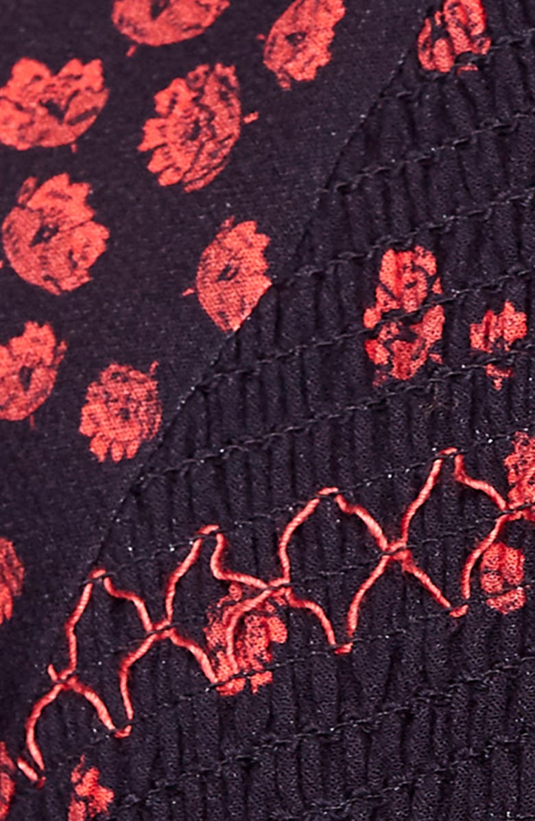 Free People Flowers in Her Hair Smock Detail Tunic Top, Alternate, color, 