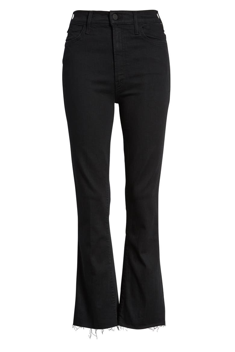 The Hustler High Waist Ankle Fray Jeans, Alternate, color, NOT GUILTY